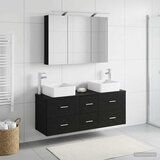  Set namještaja za kupaonicu 4 kom. Crni hrast | shoptok.hr