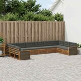  Setovi sofa 10 kom. Čvrsto drvo akacije | shoptok.hr
