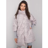Fashion Hunters Women's gray transitional jacket without hood | shoptok.hr