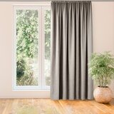  Curtain MILANA color cappuccino style classic dragon tape transparent 10 cm chenille 140x175 HOMEDE | shoptok.hr