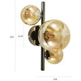  Brilagi - LED zidno svetlo MILLA 3xG9/3W/230V crni hrom/zlatna | Eponuda.com