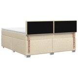  Boxspring krevet s madracem Krem 160 x 200 cm Tkanina - Krem 160 x 200 cm Dizajn linija | shoptok.hr