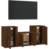  3-dijelni set TV ormarića boja smeđeg hrasta konstruirano drvo | shoptok.hr