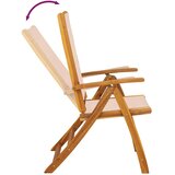  5-dijelni vrtni blagovaonski set od drva bagrema i tekstilena | shoptok.hr