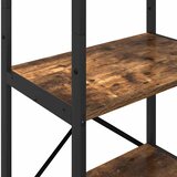  Polica Dimljeni hrast 56 x 34 x 171 cm Konstruirano drvo | Eponuda.com