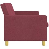  Krevet-sofa na razvlačenje Vinska crvena Tkanina | shoptok.hr