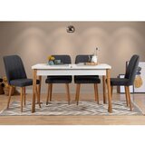 Hanah home Santiago Trpezarijski set, bijelo-smeđa | Eponuda.ba