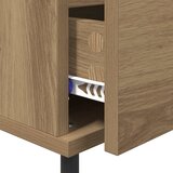  Noćni ormar Umjetnički hrast 40 x 35 x 50 cm Konstruirano drvo | shoptok.hr