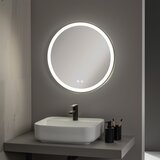 Brilagi-LED prigušiva grejano ogledalo sa podsvetljenjem ALU PRO LED/18W/230V prečnik 60 cm IP44 crna | Eponuda.com