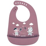 Canpol Bonjour Paris Bibs podbradnik Pink 1 kom | shoptok.hr