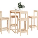  5-dijelni barski set od masivne borovine | shoptok.hr