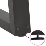  Noge za blagovaonski stol V-oblika 2 kom antracit 90 x (72-73,3) cm čelik | shoptok.hr