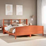  Krevet s regalom za knjige bez madraca 180x200 cm od borovine | shoptok.hr