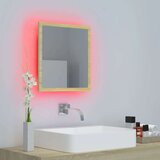 vidaXL lED kupaonsko ogledalo boja hrasta sonome 40 x 8,5 x 37 cm drvo | shoptok.hr