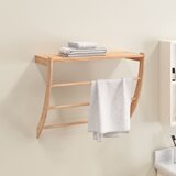 vidaXL Stalak za ručnike 60 x 25,5 x 49 cm od masivnog drva oraha Cijene