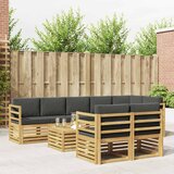  Set vanjskih sofa 8 pcs Bijela i antracit 59 x 59 x 37 cm | shoptok.hr