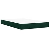  Krevet s oprugama i madracem tamnozeleni 140x190 cm baršunasti | shoptok.hr