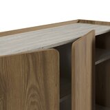 Marckeric Komoda u dekoru hrasta u prirodnoj boji 180x83x40,5 cm Lucile – | shoptok.hr