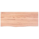 Stolna ploča svjetlosmeđa 100x40x(2-4) cm tretirana hrastovina | shoptok.hr