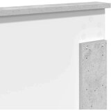  Uzglavlje s uzglavljem Betonski sivi 140 cm Konstruirano drvo | shoptok.hr