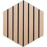 Atmosphera dekorativni zidni panel set 3/1 colva 30 x 26 cm hexagon light wood, mdf Cijene