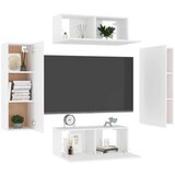  4-dijelni set TV ormarića bijeli od iverice | shoptok.hr