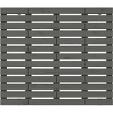  Stensko posteljno vzglavje sivo 81x3x91,5 cm trdna borovina, (20739309) | Shoptok.si