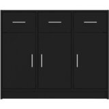  Komoda crna 91x28x75 cm od konstruiranog drva | Eponuda.ba