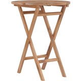 vidaXL Zložljiva vrtna miza 60 cm trdna tikovina | Shoptok.si