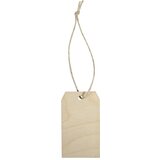 RAYHER Lesen obesek Tag/etiketa, natur, 4.5x8x0.3cm,6 kosov, (20615025) | Shoptok.si
