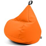 So Soft? Oranžna vreča za sedenje iz umetnega usnja Drop XL – Cene