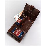 Peterson Portfel Skórzany Dh Ptn 22307l-vt Brązowy Smeđa | shoptok.hr