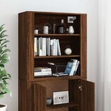  Visoka omara rjavi hrast inženirski les, (20654340) | Shoptok.si