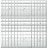  Gabion s žicom debljine 3,5 mm i mrežom 5x2,5 cm 150x20x150 cm | shoptok.hr
