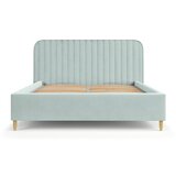 Maison de Rêve Mentol zeleni tapecirani bračni krevet s prostorom za odlaganje s podnicom 120x200 cm Noto – | shoptok.hr