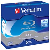 Verbatim BD-R Blu-Ray Disk SL 25 GB 6x običajna škatla | Shoptok.si