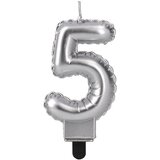  Ballon candle, svećica, srebrna - odaberite broj | Eponuda.com