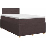  Boxspring krevet s madracem Tamno smeđa 120 x 190 cm Tkanina | shoptok.hr