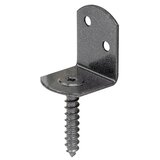 Alberts Držalo za pleteno ograjo Duravis® (Do x Š x V: 83 x 32 x 30 mm, Črna) Cene