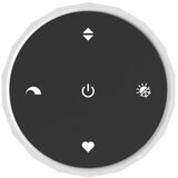 Eglo 390533 - led prigušiva luster na sajli labonete LED/24,8W/230V crna + daljinski upravljač | Eponuda.com