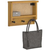  Zidna vješalica za kapute SANDNES 45x12x35 cm puno drvo bor | shoptok.hr