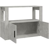  Komoda siva boja betona 80x30x60 cm od konstruiranog drva | shoptok.hr