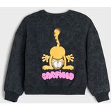 Sinsay Crewneck duks s efektom pranja i printom Garfield | shoptok.hr