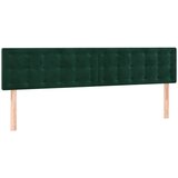  Uzglavlja tamnozelena 160x5x78/88 cm baršunasta | shoptok.hr