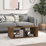  Stolić za kavu boja hrasta 100 x 50 x 36 cm konstruirano drvo | shoptok.hr