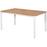 Gardenson VRTNA GARNITURA PISA aluminij siva, naravne barve, bela | Shoptok.si