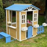 Kinder_Home dečija kućica, drvena, igra na otvorenom u dvorištu i bašti ( C351 ) cene