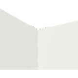  Ograda oko Travnjaka 4 kom. 100 x 100 x 35 cm Čelik Bijela | shoptok.hr