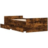  Okvir kreveta s ladicama boja dimljenog hrasta 90 x 190 cm | shoptok.hr
