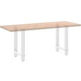  Noge stolića za kavu 2 kom bijele 60x(72-73) cm čelik | shoptok.hr